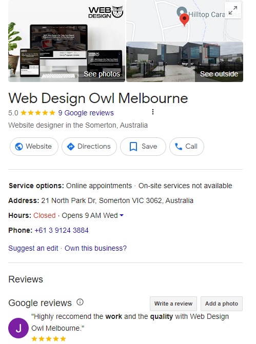 Google my business